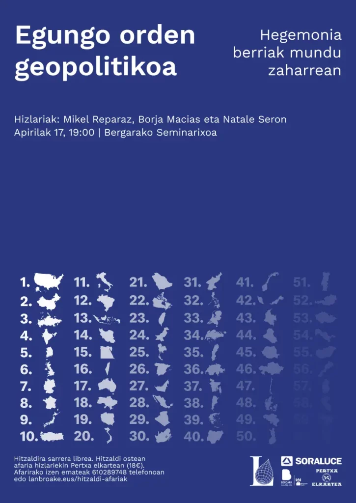 Egungo ordena geopolitikoa, hegemonia berriak mundu zaharrean