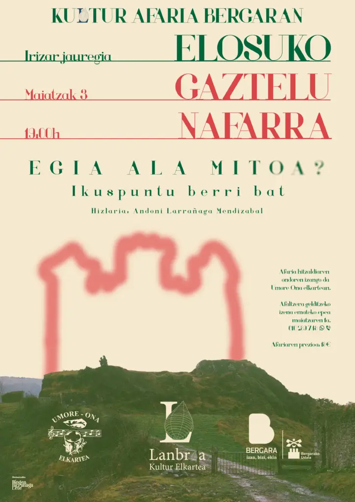 Elosuko gaztelu nafarra, egia ala mitoa?